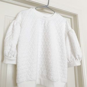 White Puff-Sleeve Top | Target